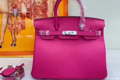 Hermes Birkin Togo Bag Rose Pourpre