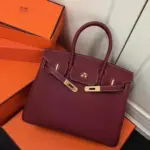Hermes Birkin Togo Bag Burgundy