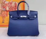 Hermes Birkin Togo Bag Blue