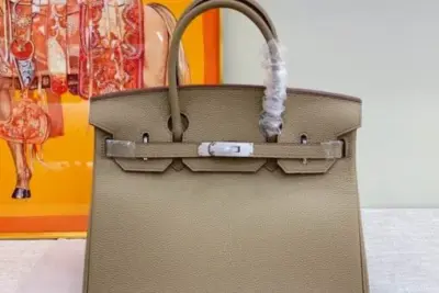 Hermes Birkin Togo Bag Grey