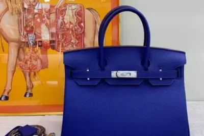 Hermes Birkin Togo Bag Deep Blue