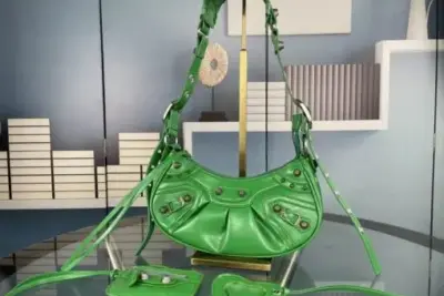 Balenciaga Cagole Bag Green