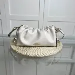 Coach Faye Shoulder Bag With Ruching in White