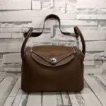 Hermes Lindy Bag Dark Brown