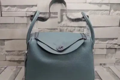 Hermes Lindy Small Bag Bleu Glacier
