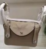 Hermes Lindy 26/30cm Bag Etoupe