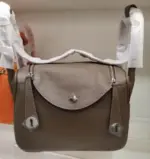 Hermes Lindy 26/30cm Bag Dark Brown