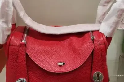 Hermes Lindy 26/30cm Bag Red