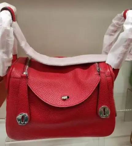 Hermes Lindy 26/30cm Bag Red
