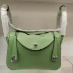 Hermes Lindy 26/30cm Bag Pale Green