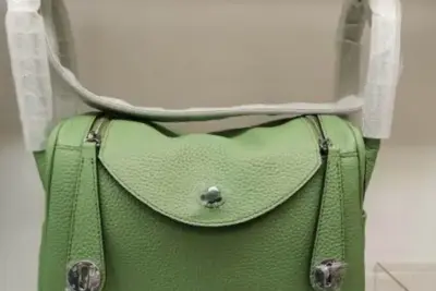 Hermes Lindy 26/30cm Bag Pale Green