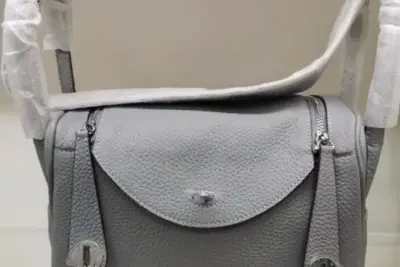 Hermes Lindy 26/30cm Bag Anvil Gray
