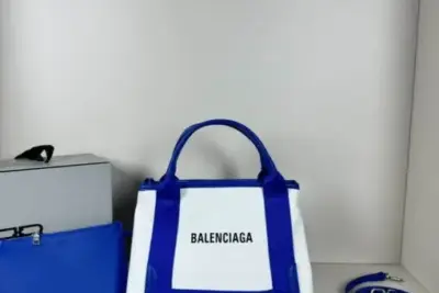 Balenciaga Handbag Large White & Blue