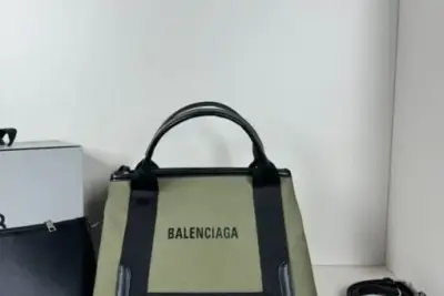 Balenciaga Handbag Large Olive Green