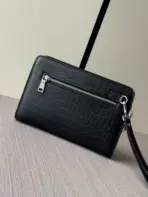 Prada Clutch Wallet Crocodile Black - Image 3