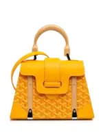 Goyard Pre-Owned Goyardine Saigon PM satchel Yellow