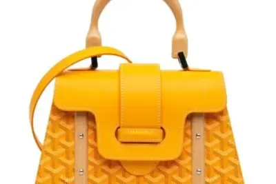 Goyard Pre-Owned Goyardine Saigon PM satchel Yellow