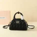 Miu Miu Dumplings Bag Black