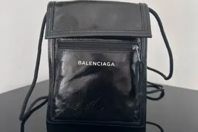 Balenciaga Explorer Pouch Backpack Black