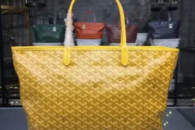 Goyard Artois PM Yellow Tote Bag