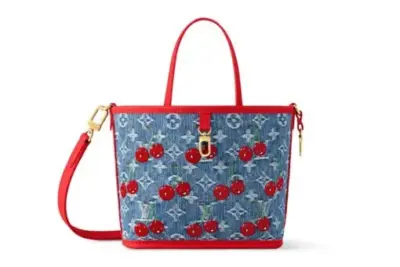 LV X TM Cerise Neverfull Inside Out BB Bag