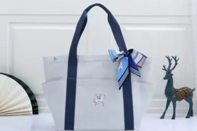 Hermès Cabriole Nappy Bag Blue
