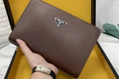 Prada Clutch 26cm Bag Brown