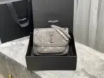 YSL Niki Baby Bag Calfskin Lite Grey