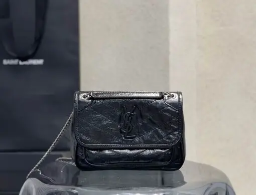533037-22X16.5X12cm-YG-7-1_1228243-e1754548382918-510x389 YSL Niki Baby Bag Calfskin Black - Image 1