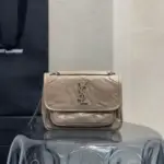 YSL Niki Baby Bag Calfskin Brown