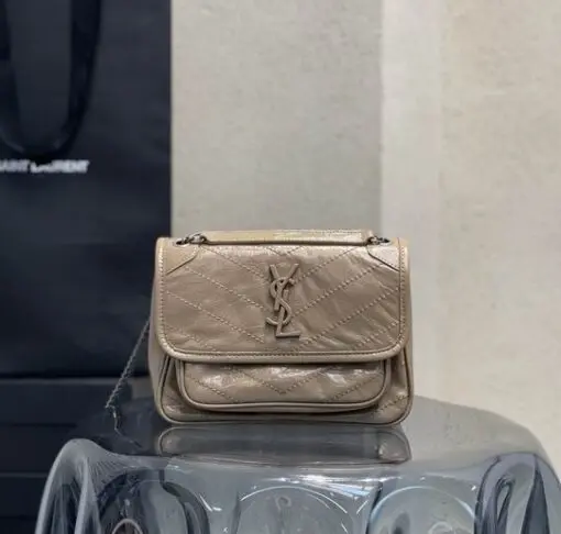 533037-22X16.5X12cm-YG-8-1_1228252-e1754548278748-510x486 YSL Niki Baby Bag Calfskin Brown - Image 1
