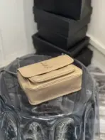 YSL Niki Baby Bag Calfskin Brown - Image 3