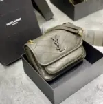 YSL Saint Laurent Medium Niki Bag Pale Gold