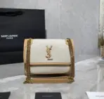 YSL Saint Laurent Medium Niki Bag in Canvas and Vintage Leather