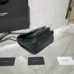 Laurent Niki Baby shoulder Bag Crocodile Black - Image 2