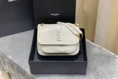 Laurent Niki Baby shoulder Bag Pure White