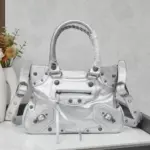 Balenciaga Handbag Large Silver