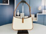 YSL Hobo Bag White & Brown - Image 2