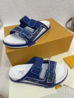 LV Slipper Blue - Image 2