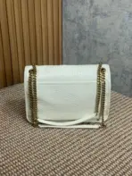 YSL Saint Laurent Niki Mini Bag Leather White - Image 2