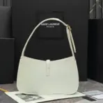 YSL Hobo Bag White - Image 3
