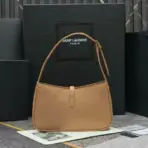 YSL Hobo Bag Brown - Image 3
