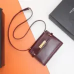 YSL Manhattan Baguette Bag Maroon