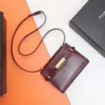 YSL Manhattan Baguette Bag Maroon