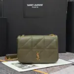 YSL Mini Jamie 4.3 Shoulder Bag Olive Green