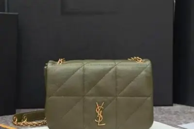 YSL Mini Jamie 4.3 Shoulder Bag Olive Green