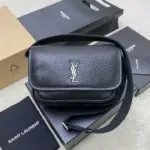 YSL Saint Laurent Niki Small Messenger Bag Black