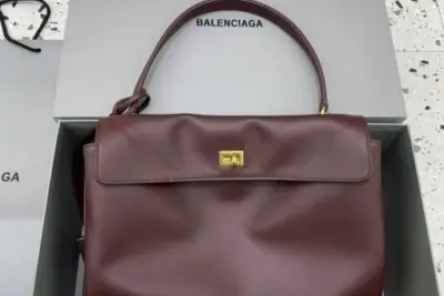 Balenciaga redeo Bag Burgundy