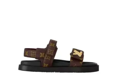 LV Sunset Flat Comfort Sandal Monogram Canvas