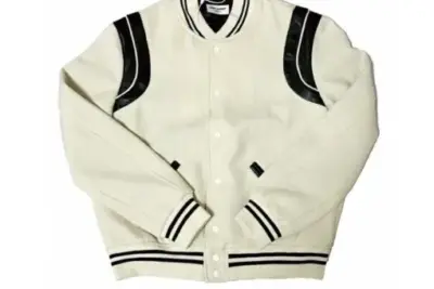 Yves Saint Lauren Jacket Cream Black
